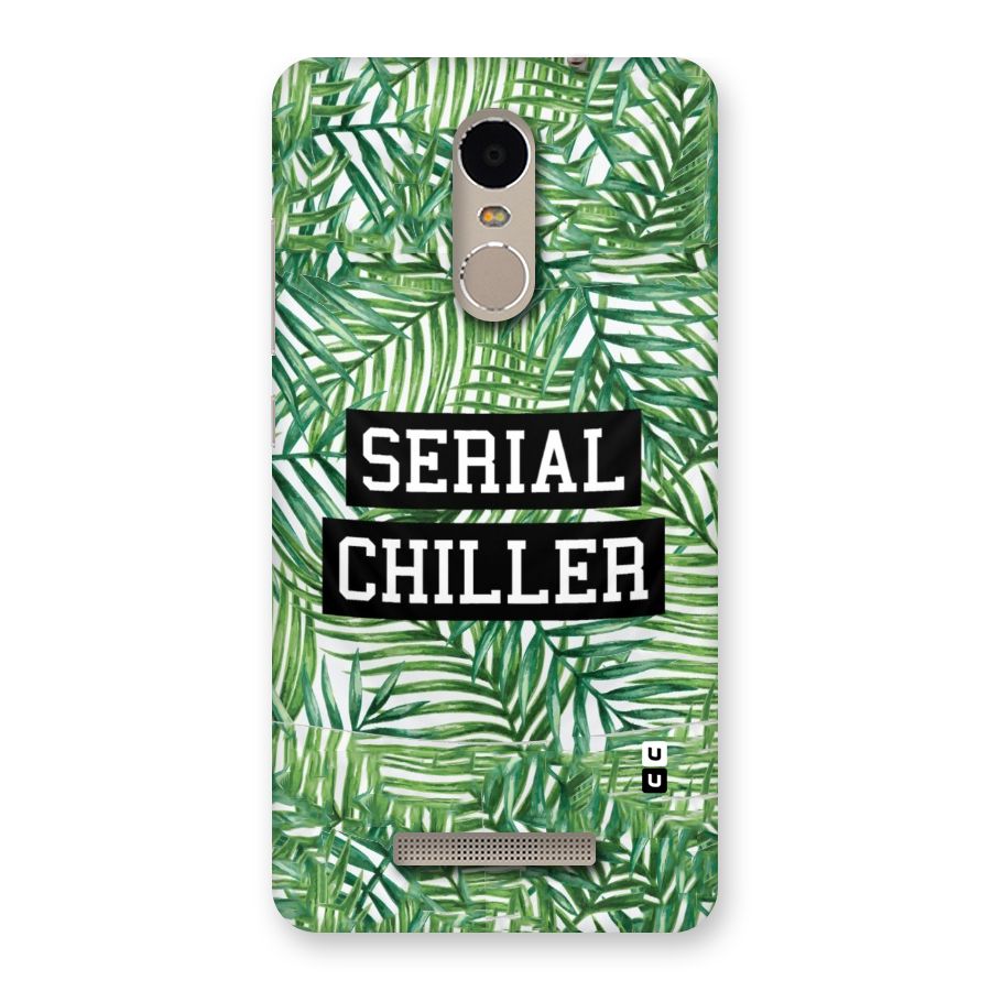 Serial Chiller Back Case for Xiaomi Redmi Note 3