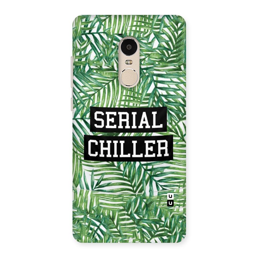 Serial Chiller Back Case for Xiaomi Redmi Note 4