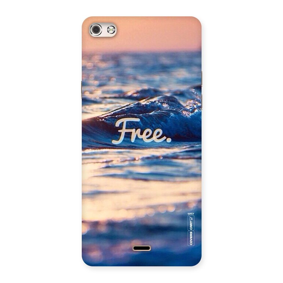 Set Yourself Free Back Case for Micromax Canvas Silver 5