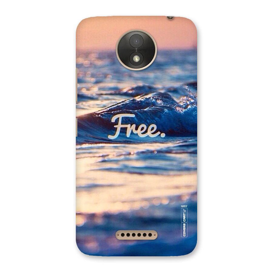 Set Yourself Free Back Case for Moto C Plus