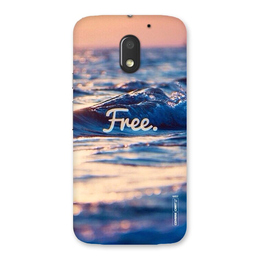 Set Yourself Free Back Case for Moto E3 Power