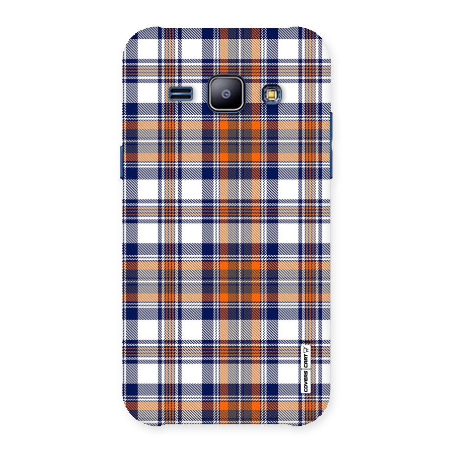 Shades Of Check Back Case for Galaxy J1