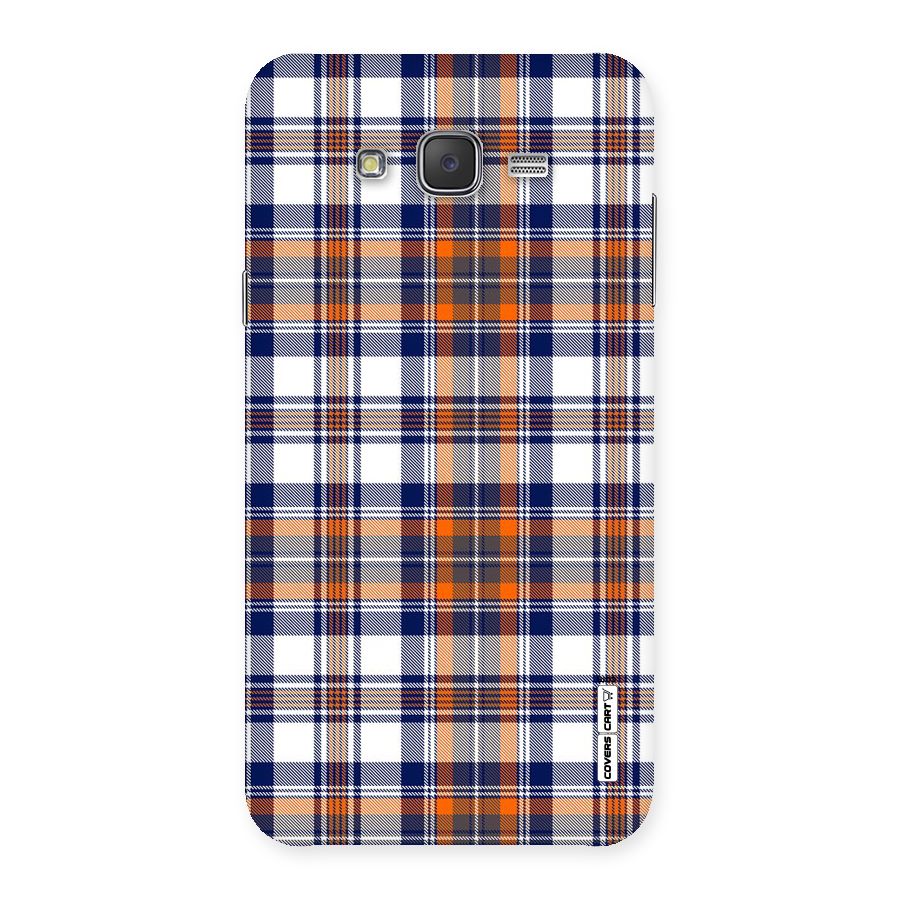 Shades Of Check Back Case for Galaxy J7