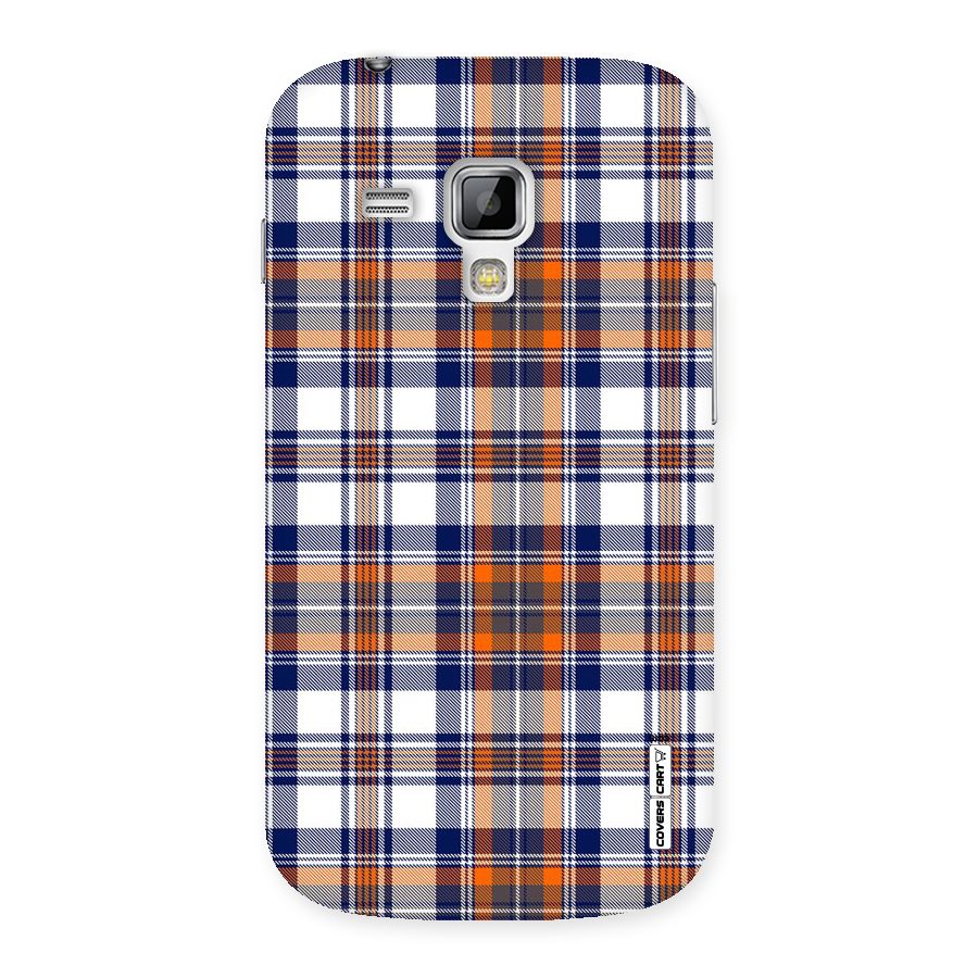 Shades Of Check Back Case for Galaxy S Duos