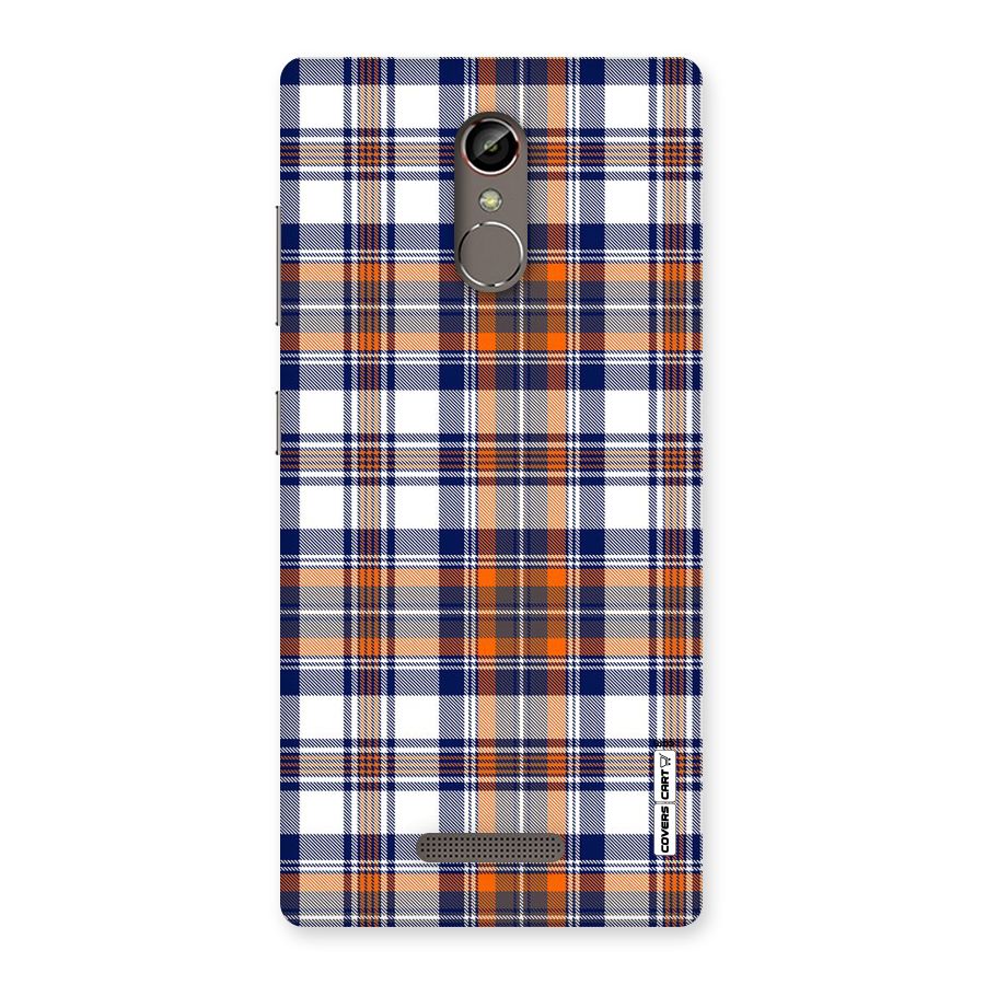 Shades Of Check Back Case for Gionee S6s