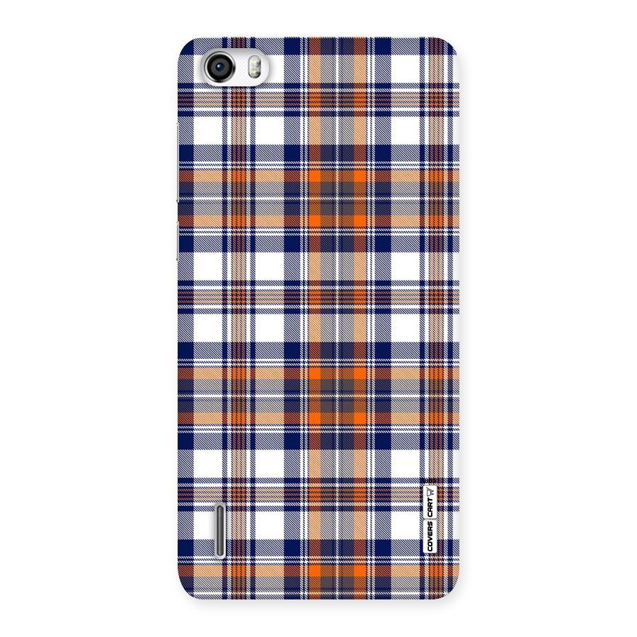 Shades Of Check Back Case for Honor 6