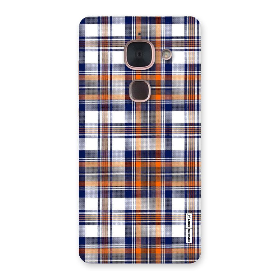 Shades Of Check Back Case for Le Max 2