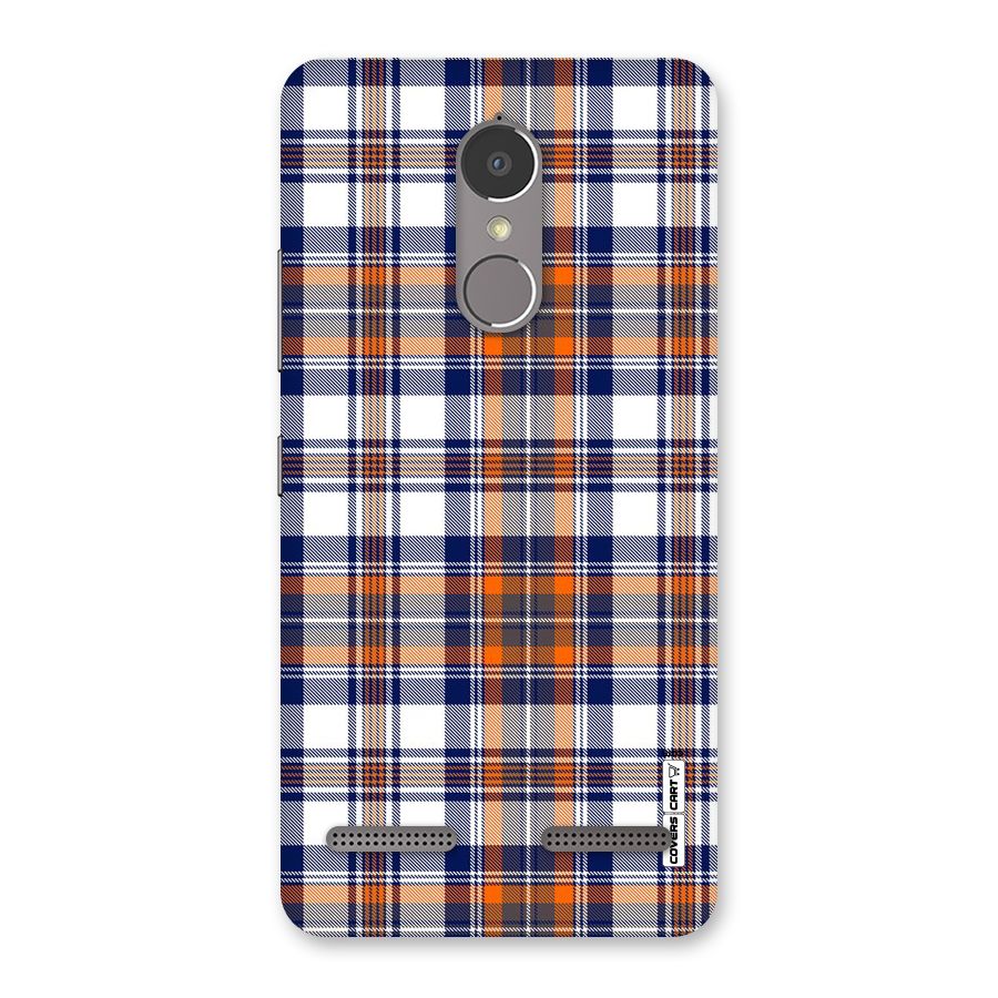 Shades Of Check Back Case for Lenovo K6