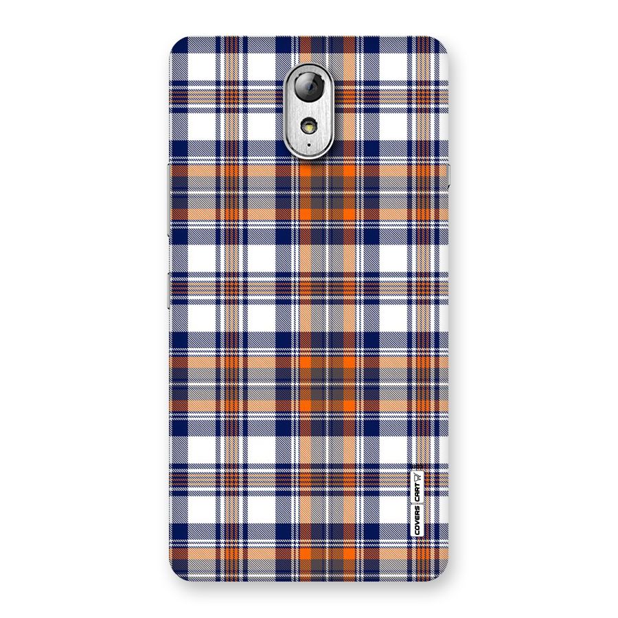 Shades Of Check Back Case for Lenovo Vibe P1M