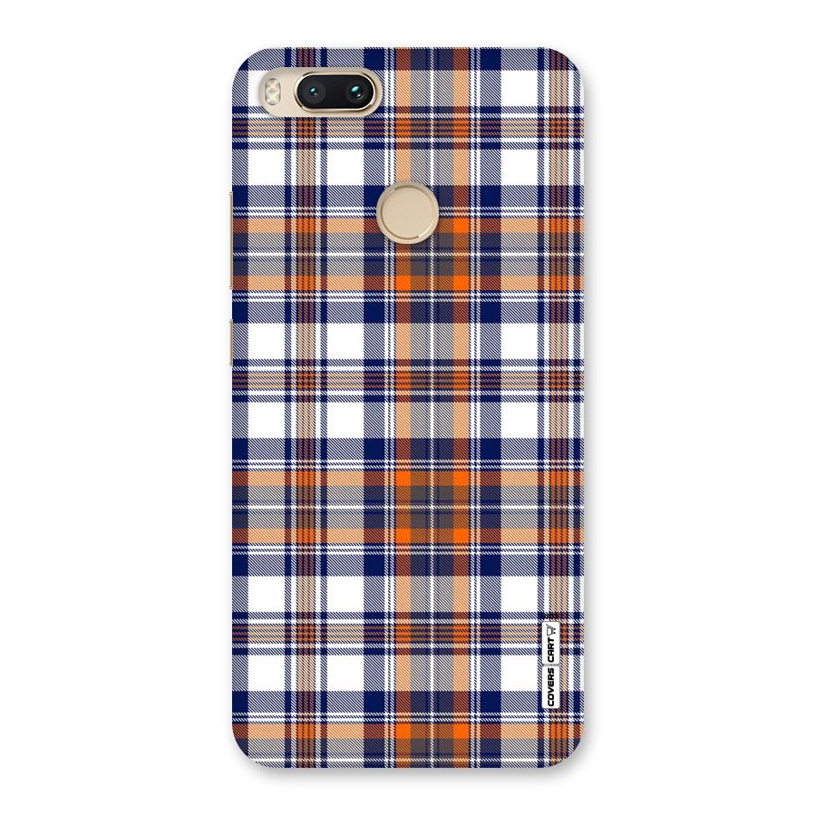 Shades Of Check Back Case for Mi A1