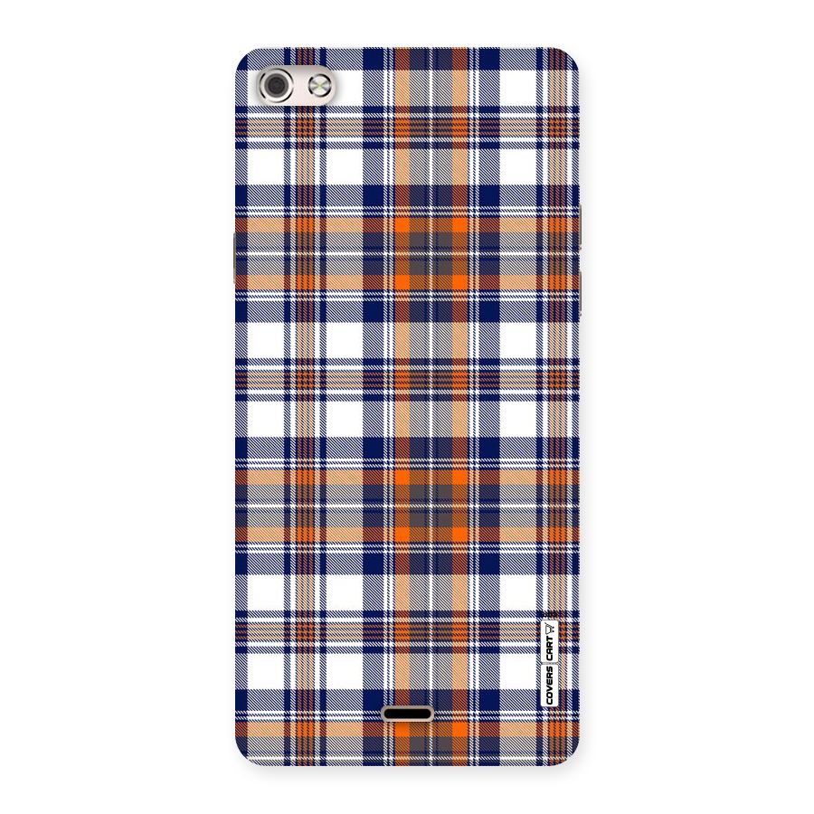 Shades Of Check Back Case for Micromax Canvas Silver 5