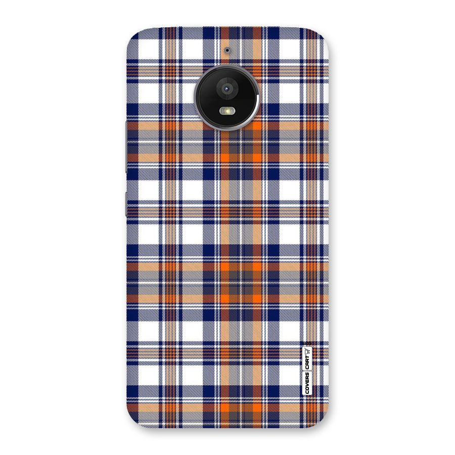 Shades Of Check Back Case for Moto E4 Plus