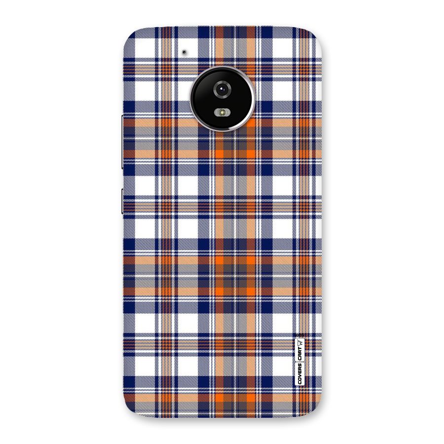 Shades Of Check Back Case for Moto G5