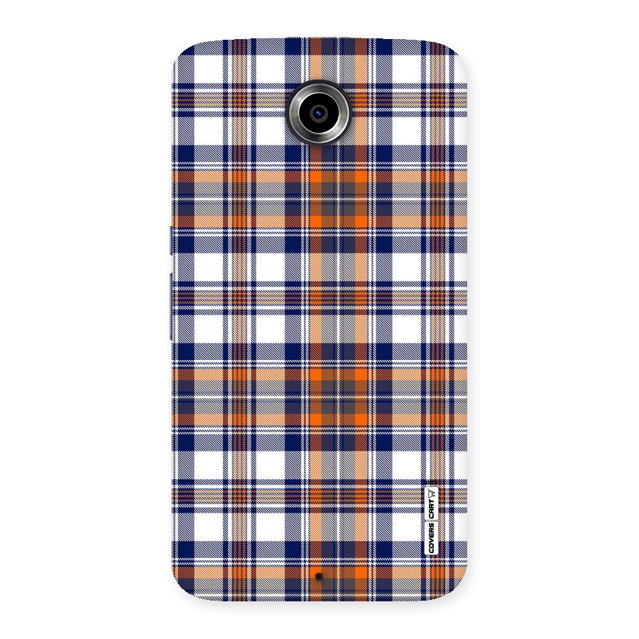 Shades Of Check Back Case for Nexsus 6