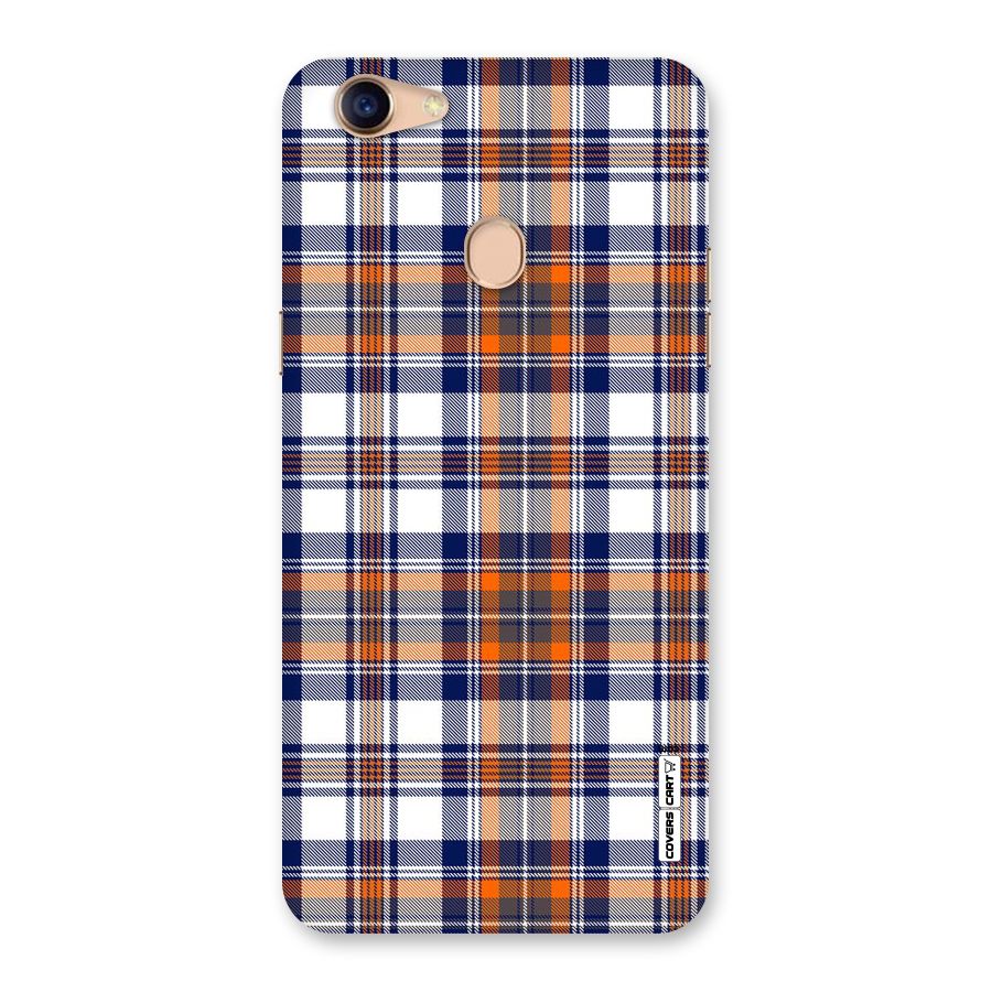 Shades Of Check Back Case for Oppo F5