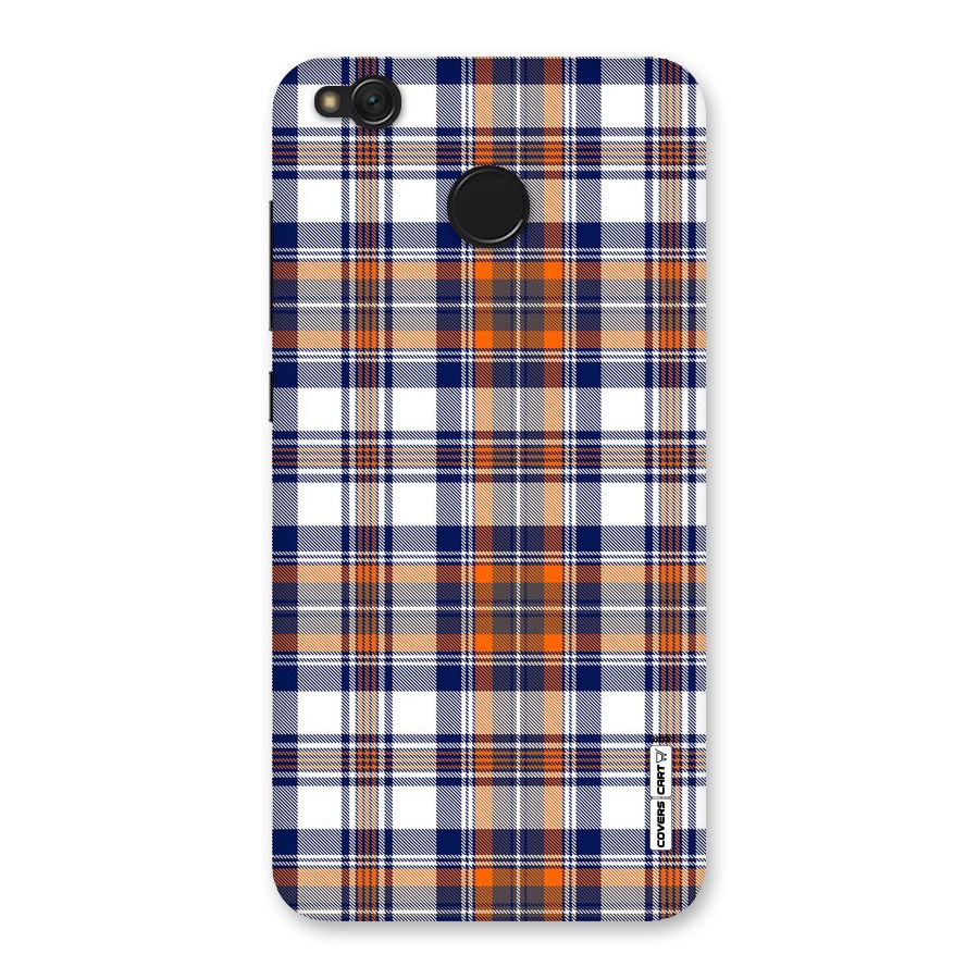 Shades Of Check Back Case for Redmi 4