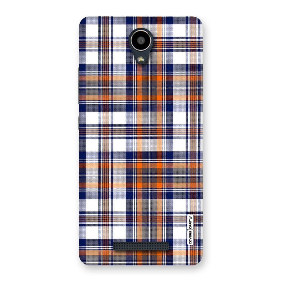 Shades Of Check Back Case for Redmi Note 2