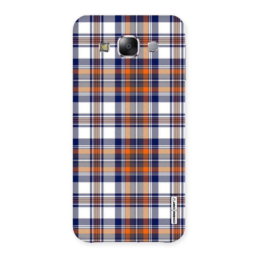 Shades Of Check Back Case for Samsung Galaxy E5
