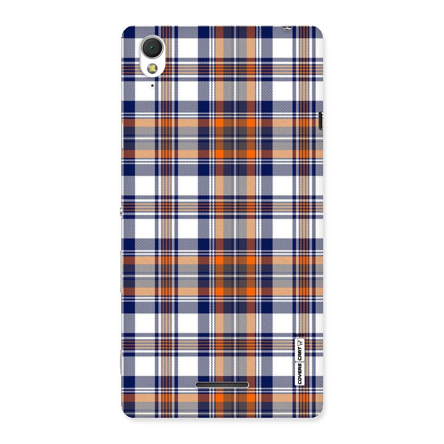 Shades Of Check Back Case for Sony Xperia T3