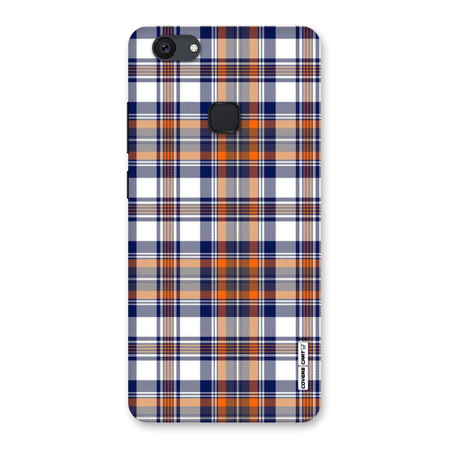 Shades Of Check Back Case for Vivo V7 Plus
