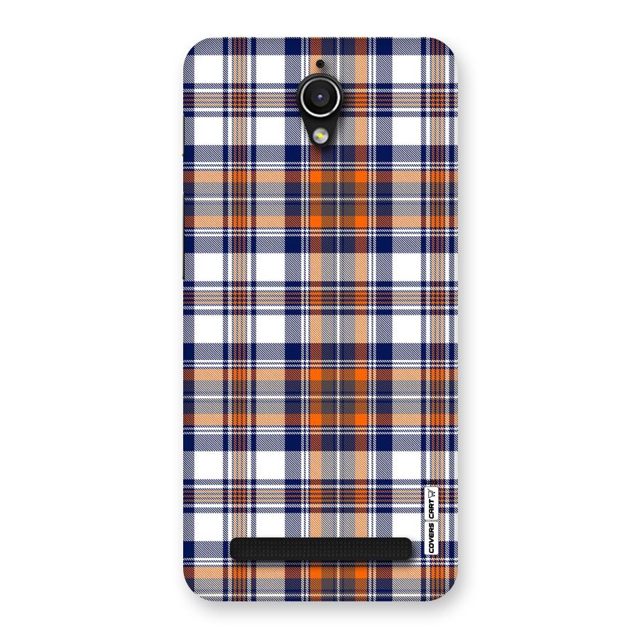 Shades Of Check Back Case for Zenfone Go