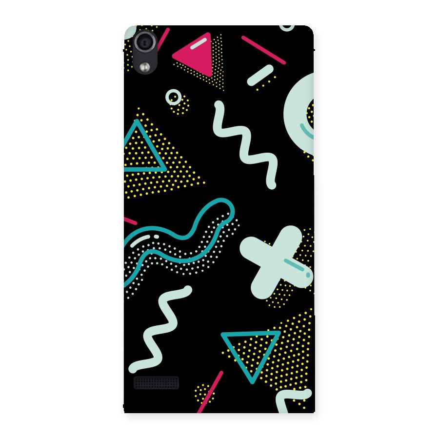 Shapes Pattern Back Case for Ascend P6