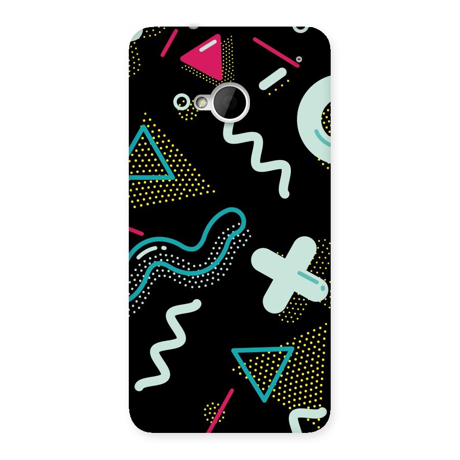 Shapes Pattern Back Case for HTC One M7