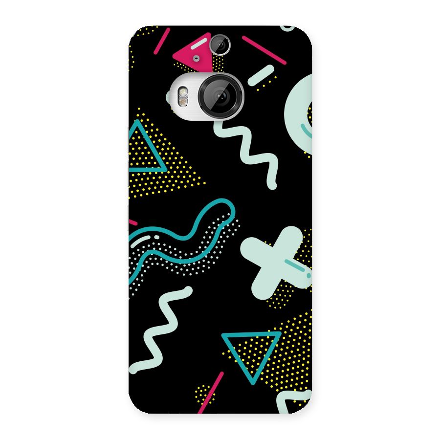 Shapes Pattern Back Case for HTC One M9 Plus