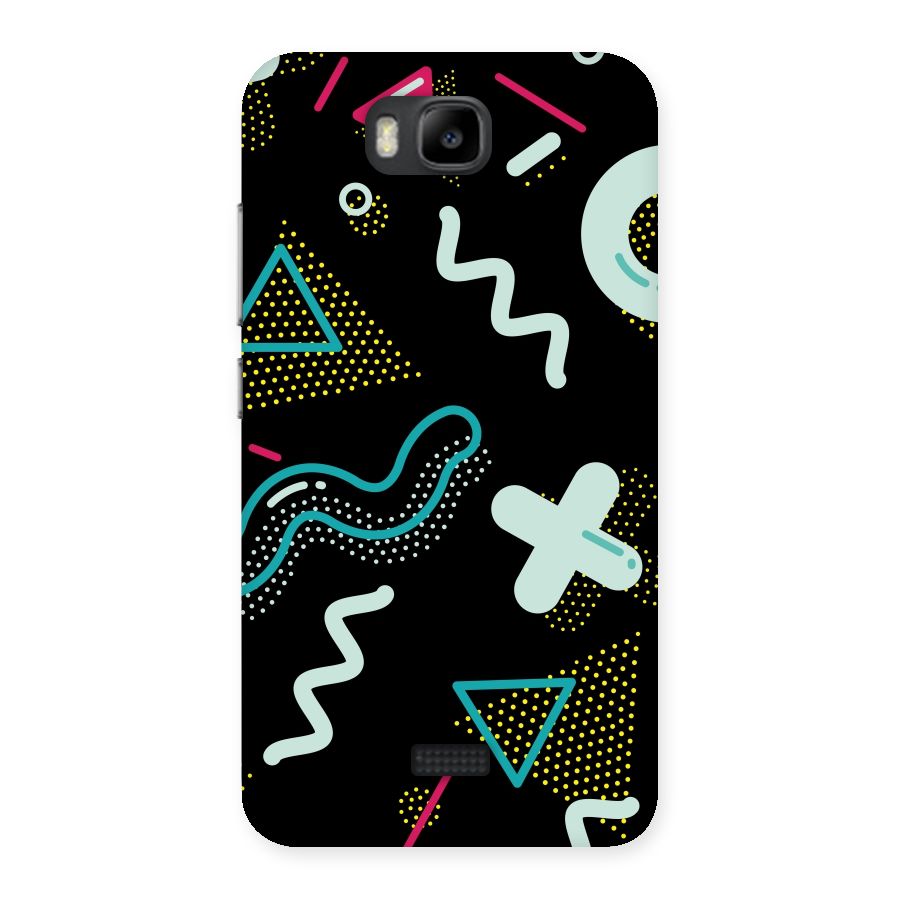 Shapes Pattern Back Case for Honor Bee