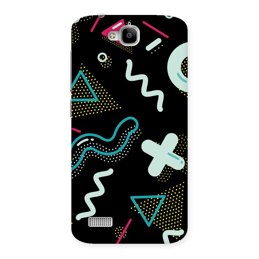 Shapes Pattern Back Case for Honor Holly