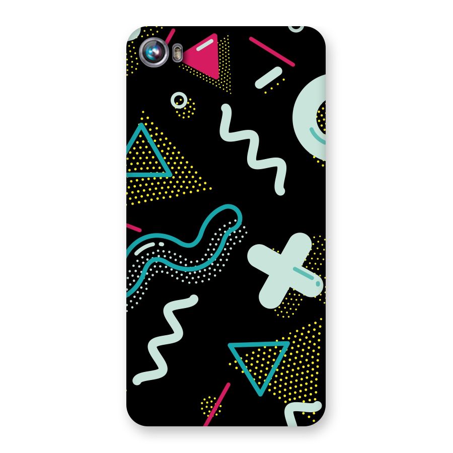 Shapes Pattern Back Case for Micromax Canvas Fire 4 A107