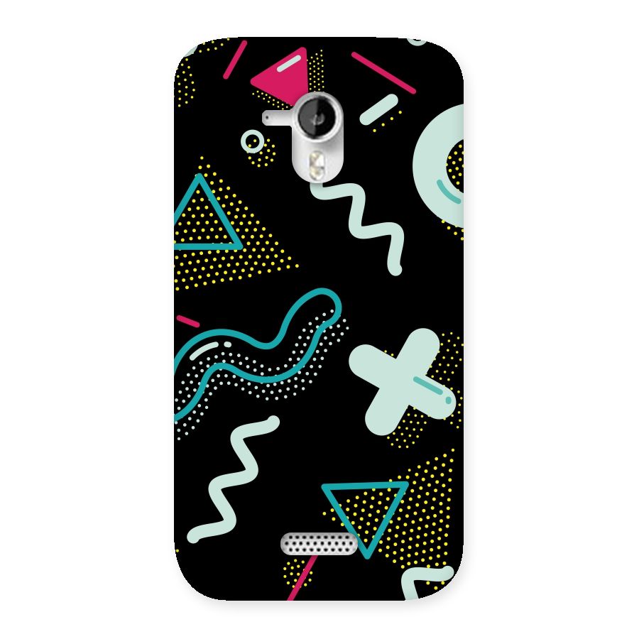 Shapes Pattern Back Case for Micromax Canvas HD A116