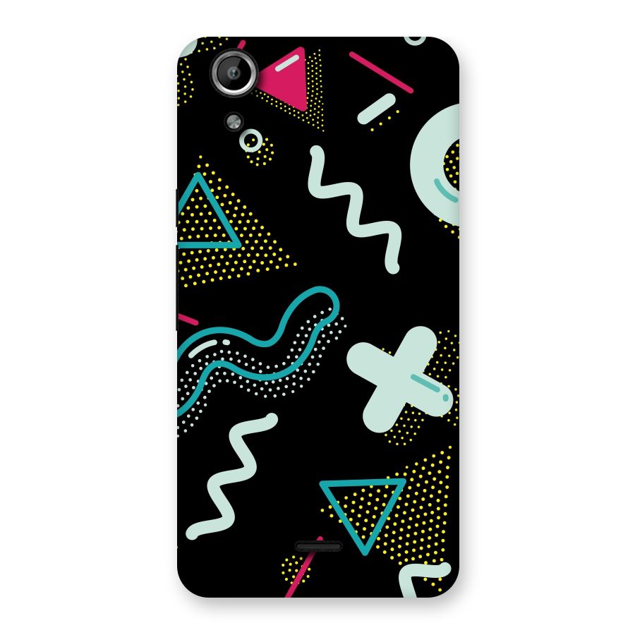 Shapes Pattern Back Case for Micromax Canvas Selfie Lens Q345
