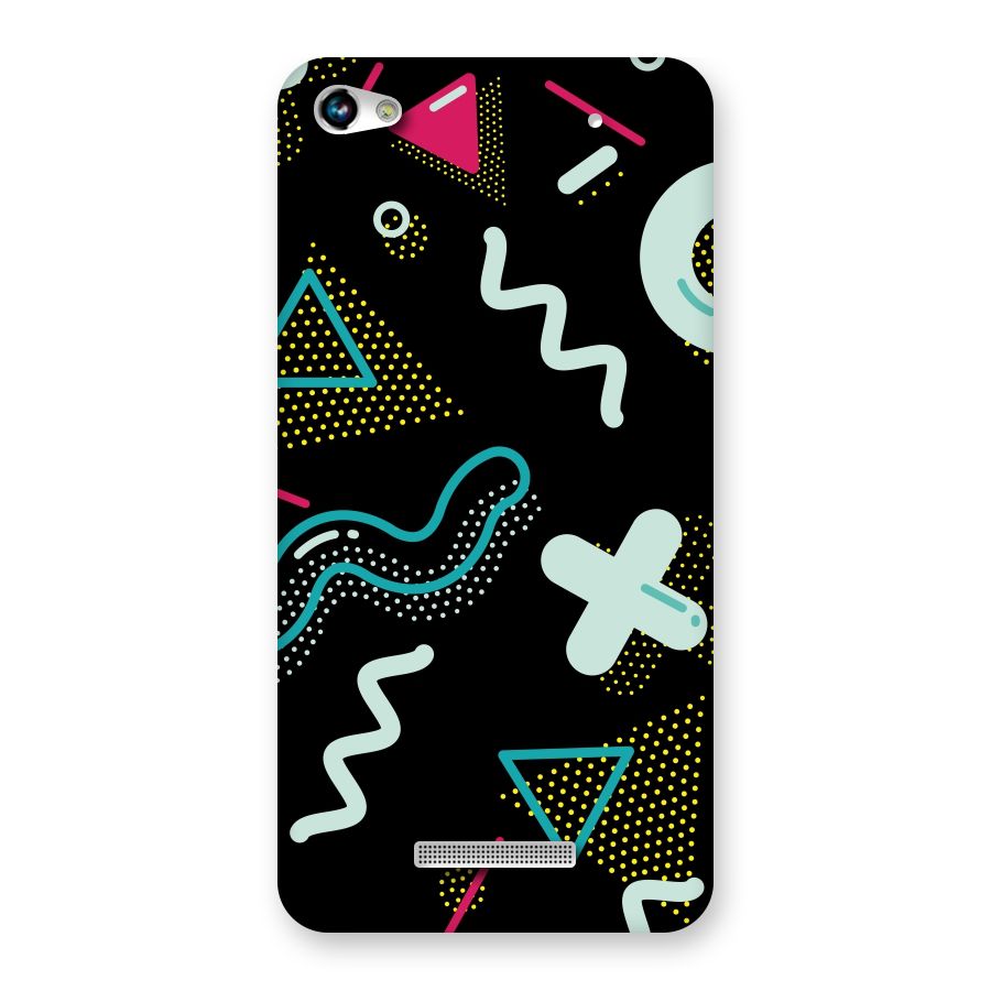 Shapes Pattern Back Case for Micromax Hue 2