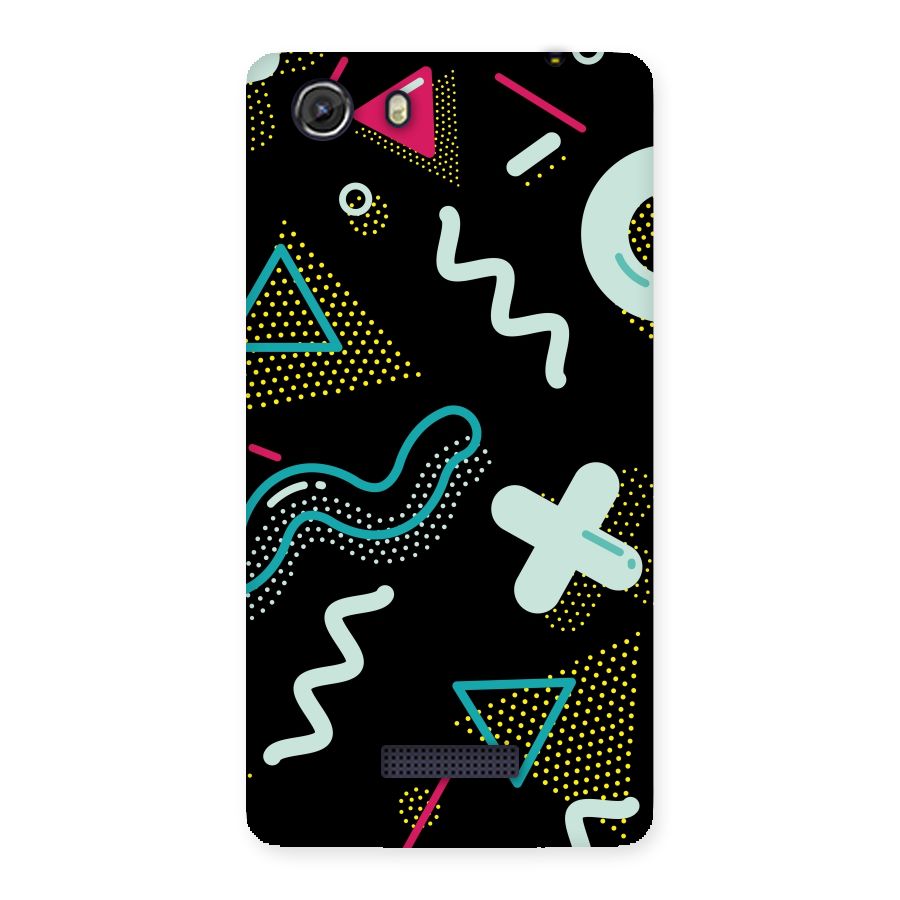 Shapes Pattern Back Case for Micromax Unite 3