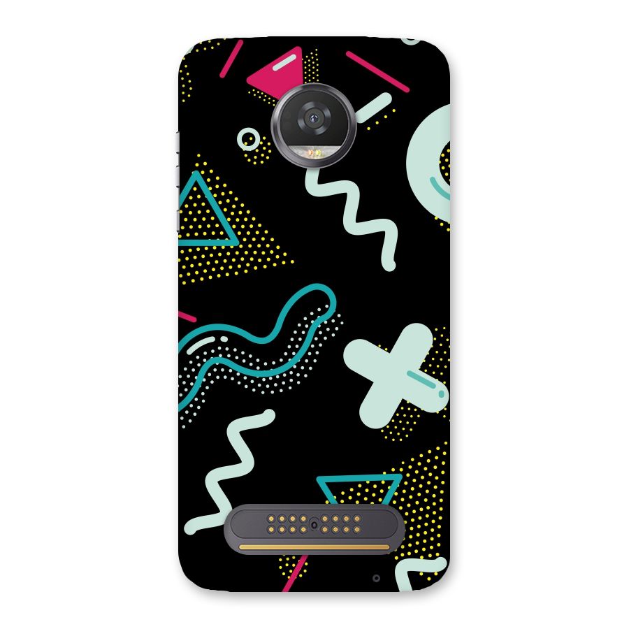 Shapes Pattern Back Case for Moto Z2 Play