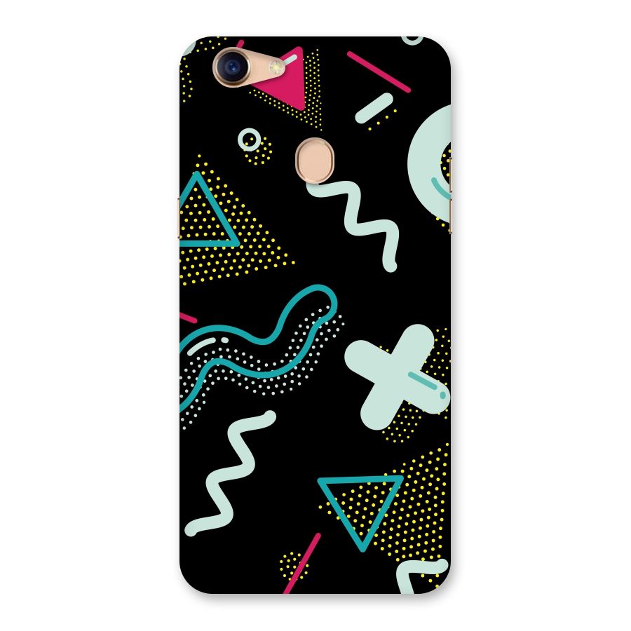 Shapes Pattern Back Case for Oppo F5