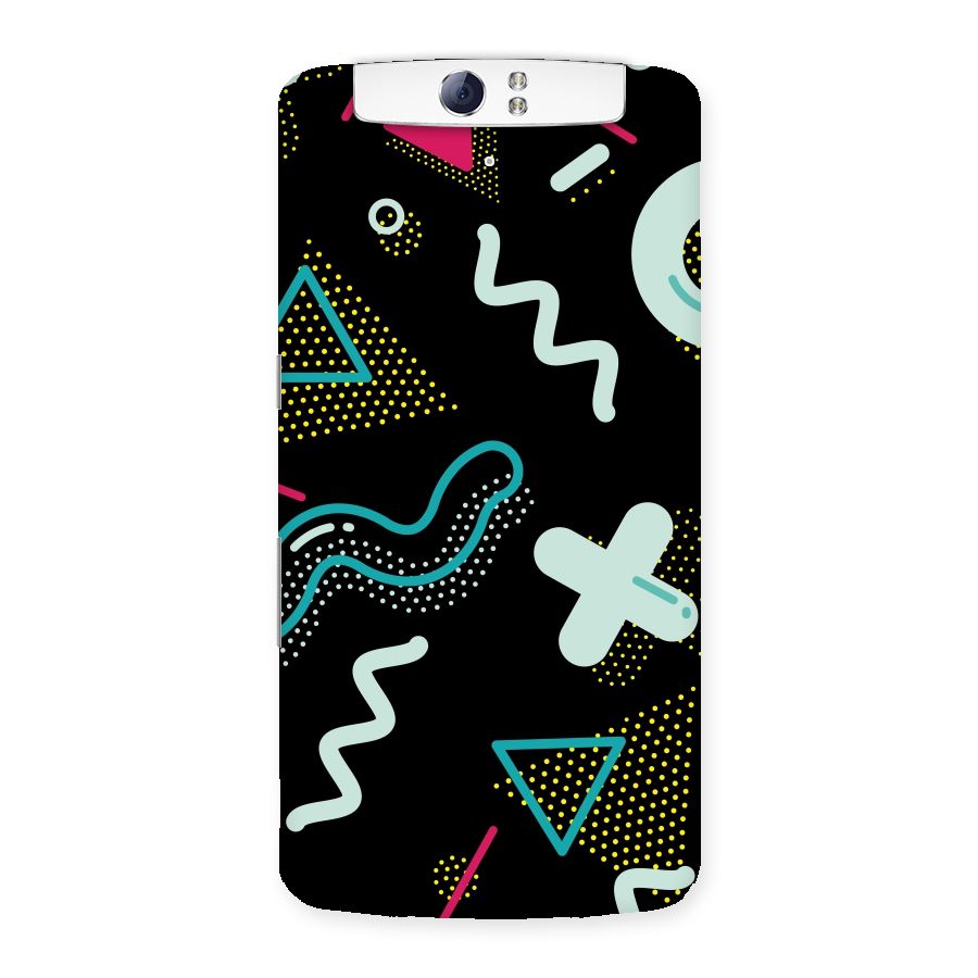 Shapes Pattern Back Case for Oppo N1