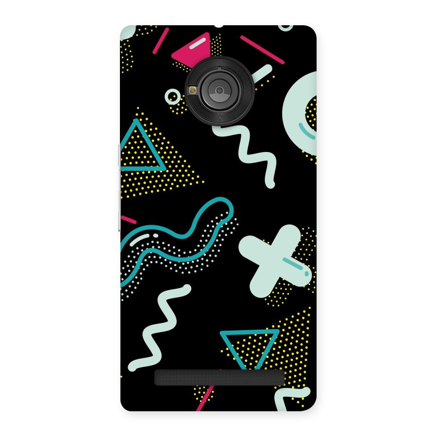 Shapes Pattern Back Case for Yu Yunique