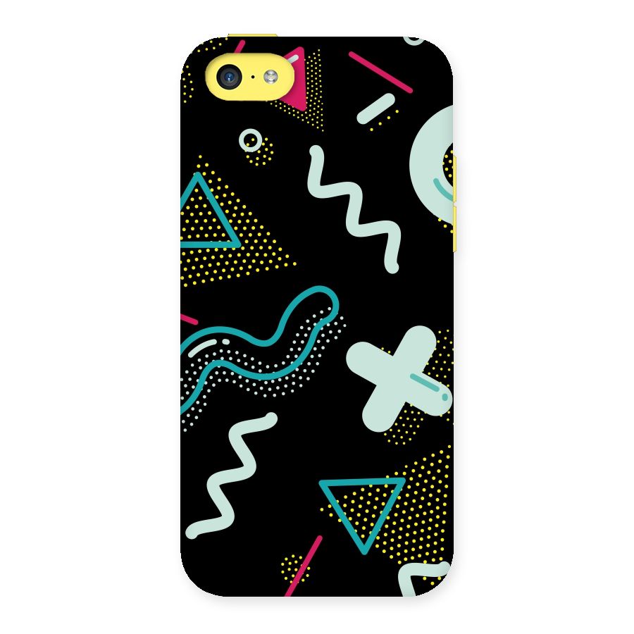 Shapes Pattern Back Case for iPhone 5C
