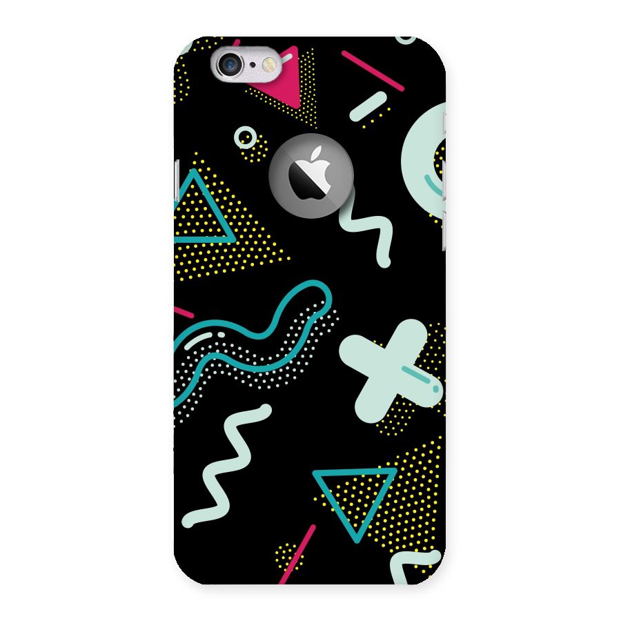 Shapes Pattern Back Case for iPhone 6 Logo Cut