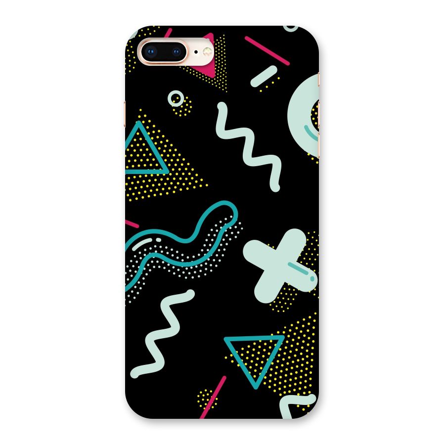 Shapes Pattern Back Case for iPhone 8 Plus