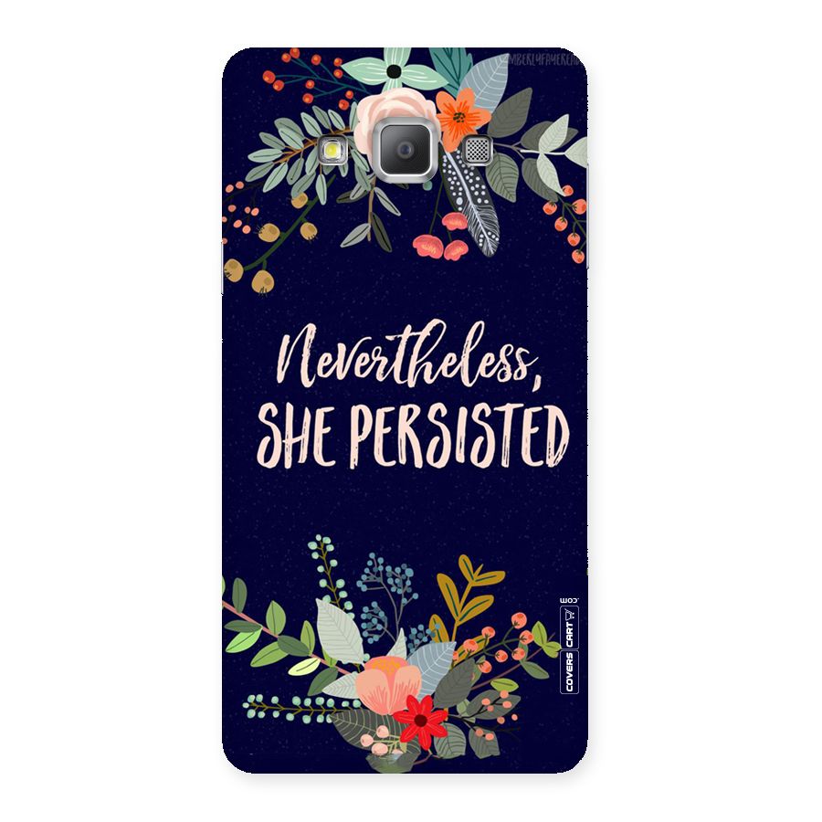 She Persisted Back Case for Galaxy A7