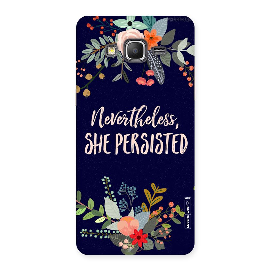 She Persisted Back Case for Galaxy Grand Prime