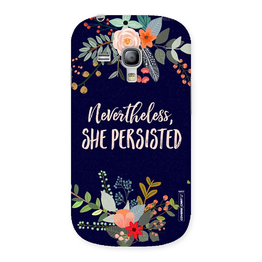 She Persisted Back Case for Galaxy S3 Mini
