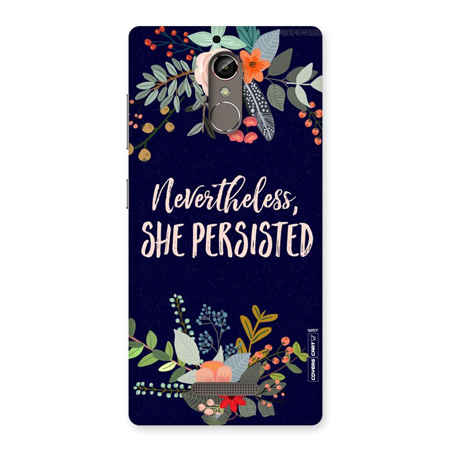 She Persisted Back Case for Gionee S6s