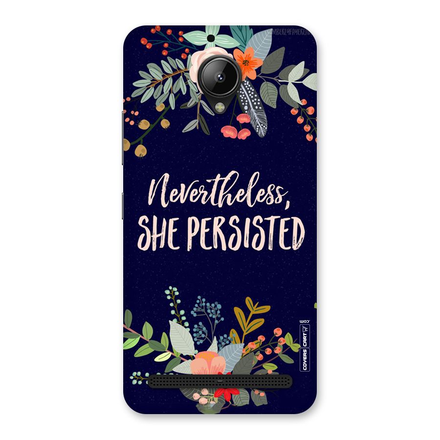 She Persisted Back Case for Lenovo C2