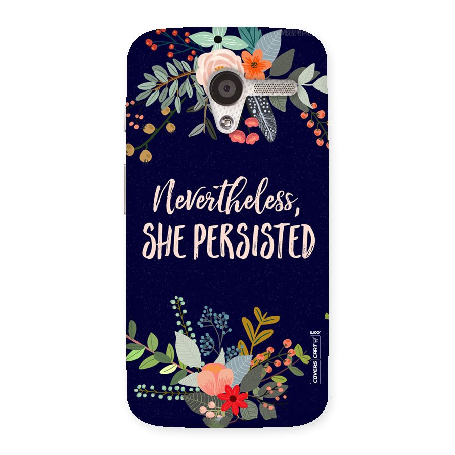 She Persisted Back Case for Moto X