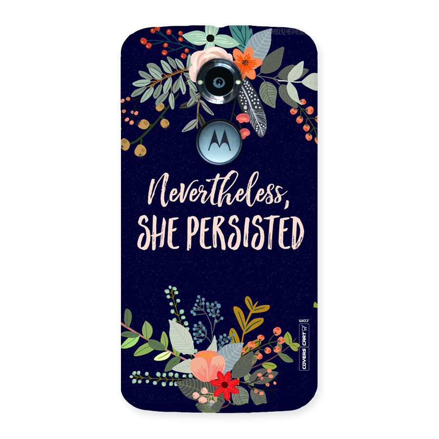 She Persisted Back Case for Moto X 2nd Gen