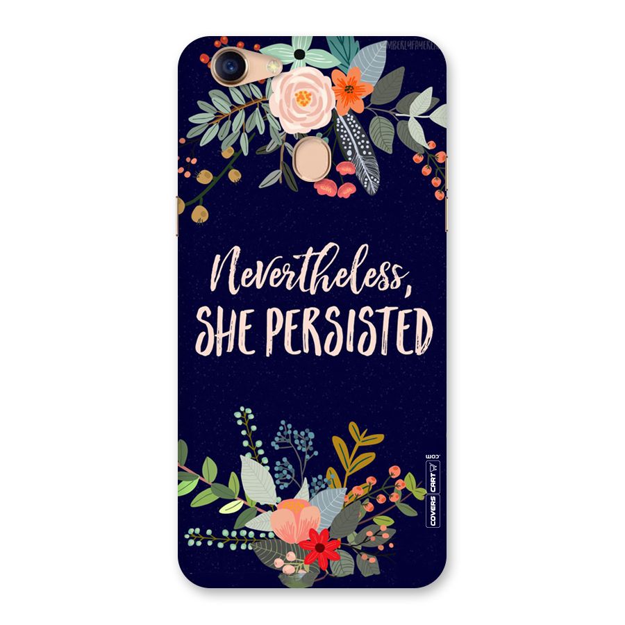 She Persisted Back Case for Oppo F5
